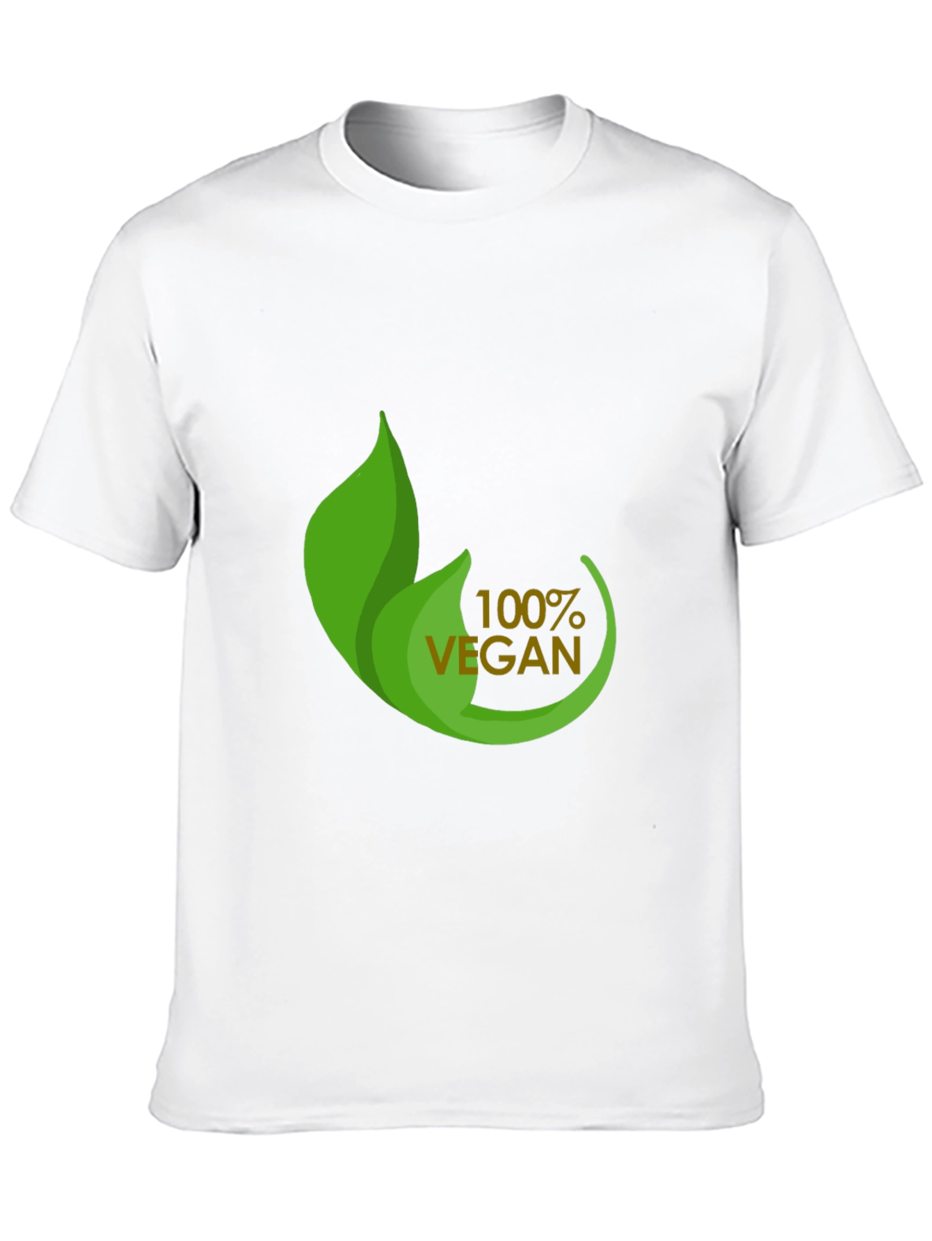 100% Vegan Black T-Shirt - Eco-Friendly Fashion