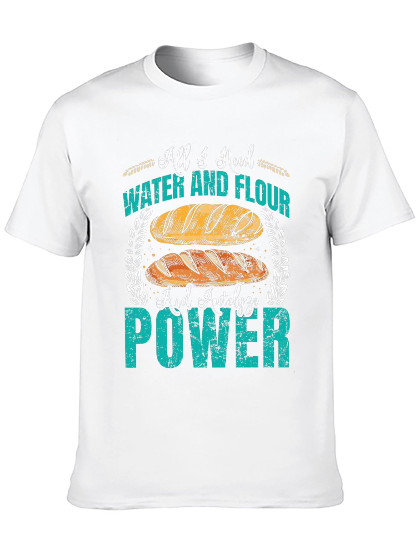 Baking T-Shirt - Water Flour & Autolyze Power