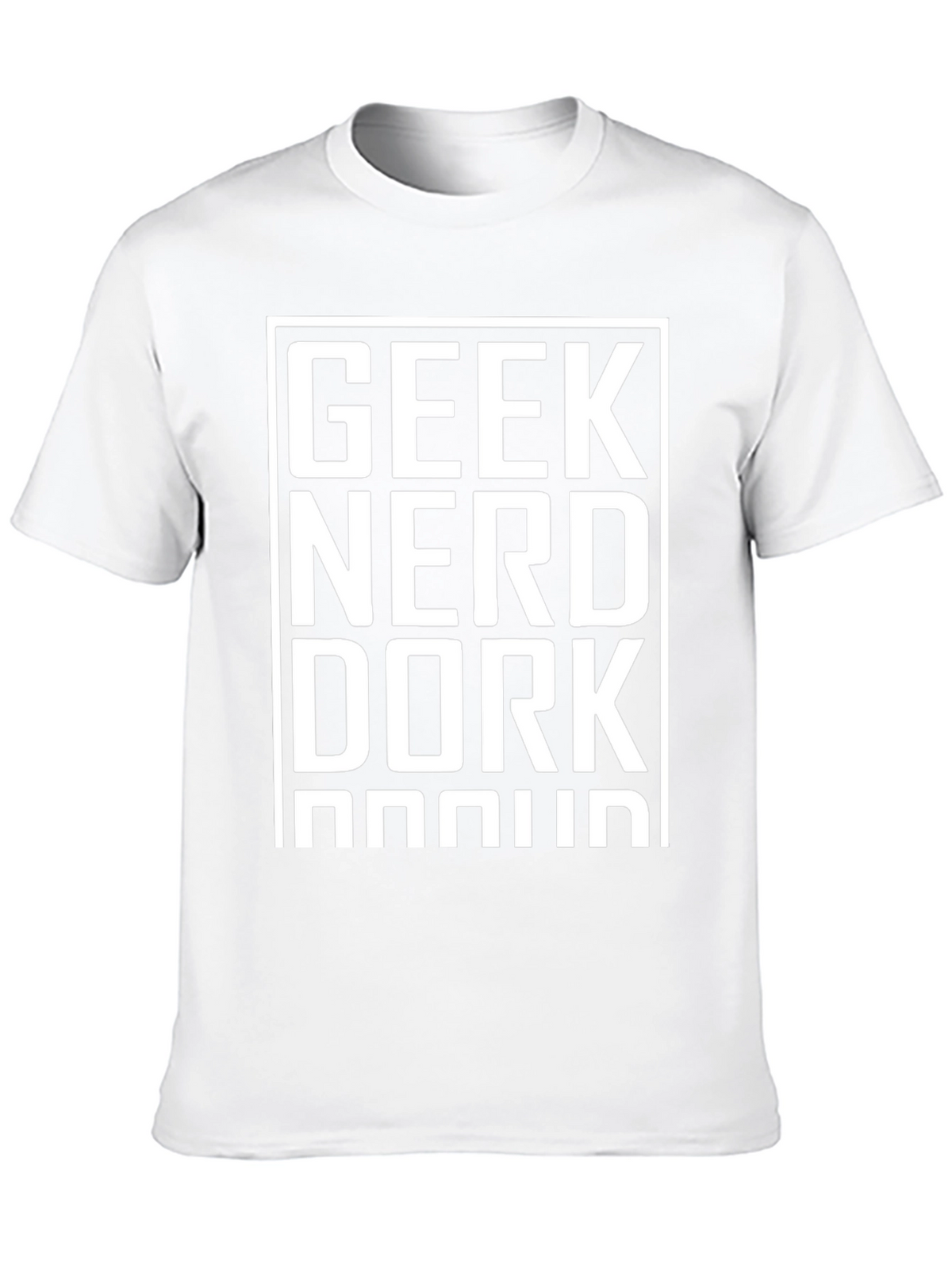 Geek Nerd Dork Proud Black T-Shirt