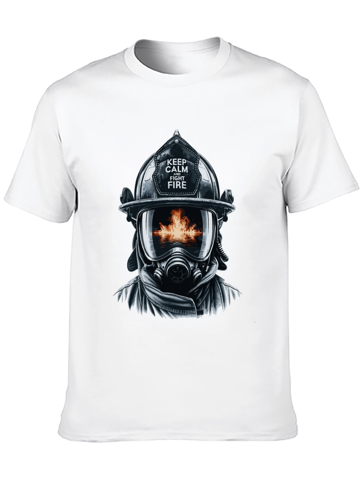 Firefighter Graphic Tee: Keep Calm & Fight Fire