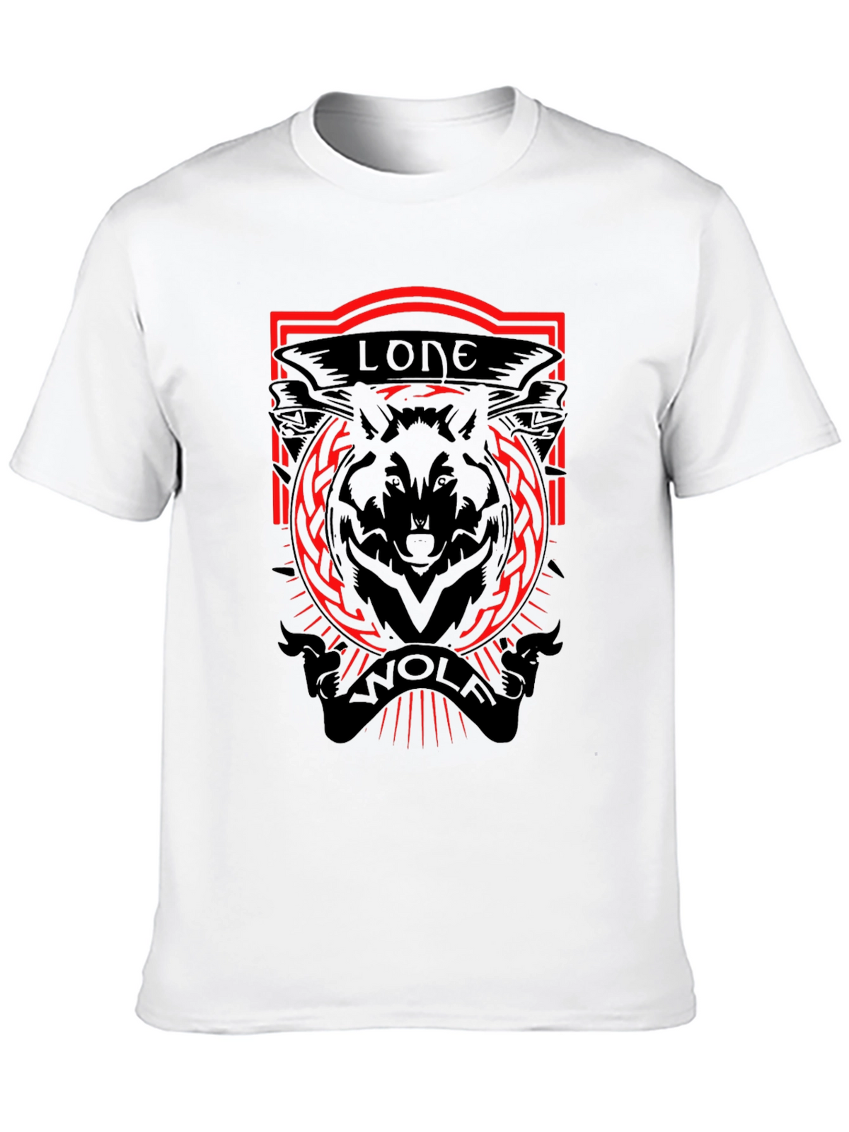 Lone Wolf Graphic Tee - Black