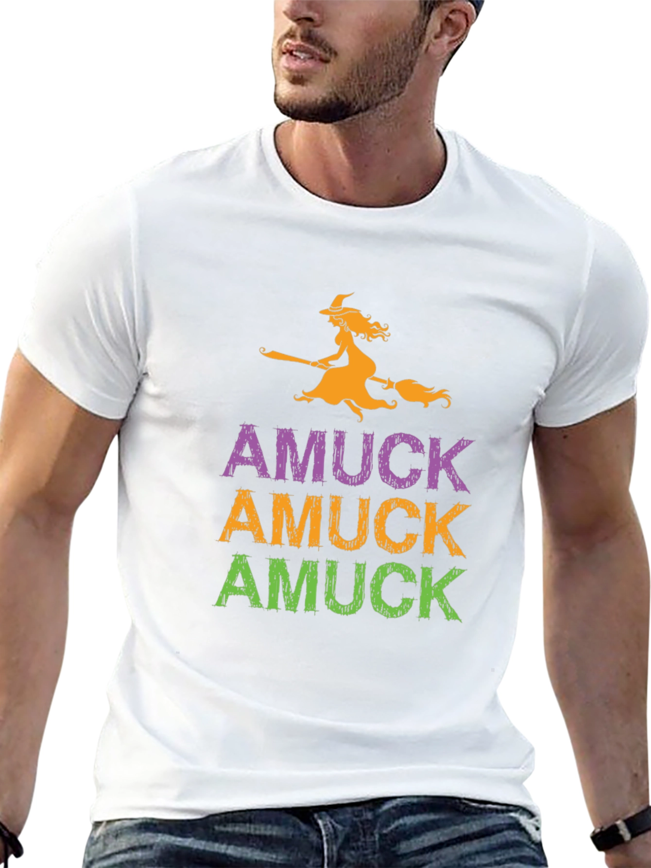 Amuck Witch Halloween T-Shirt