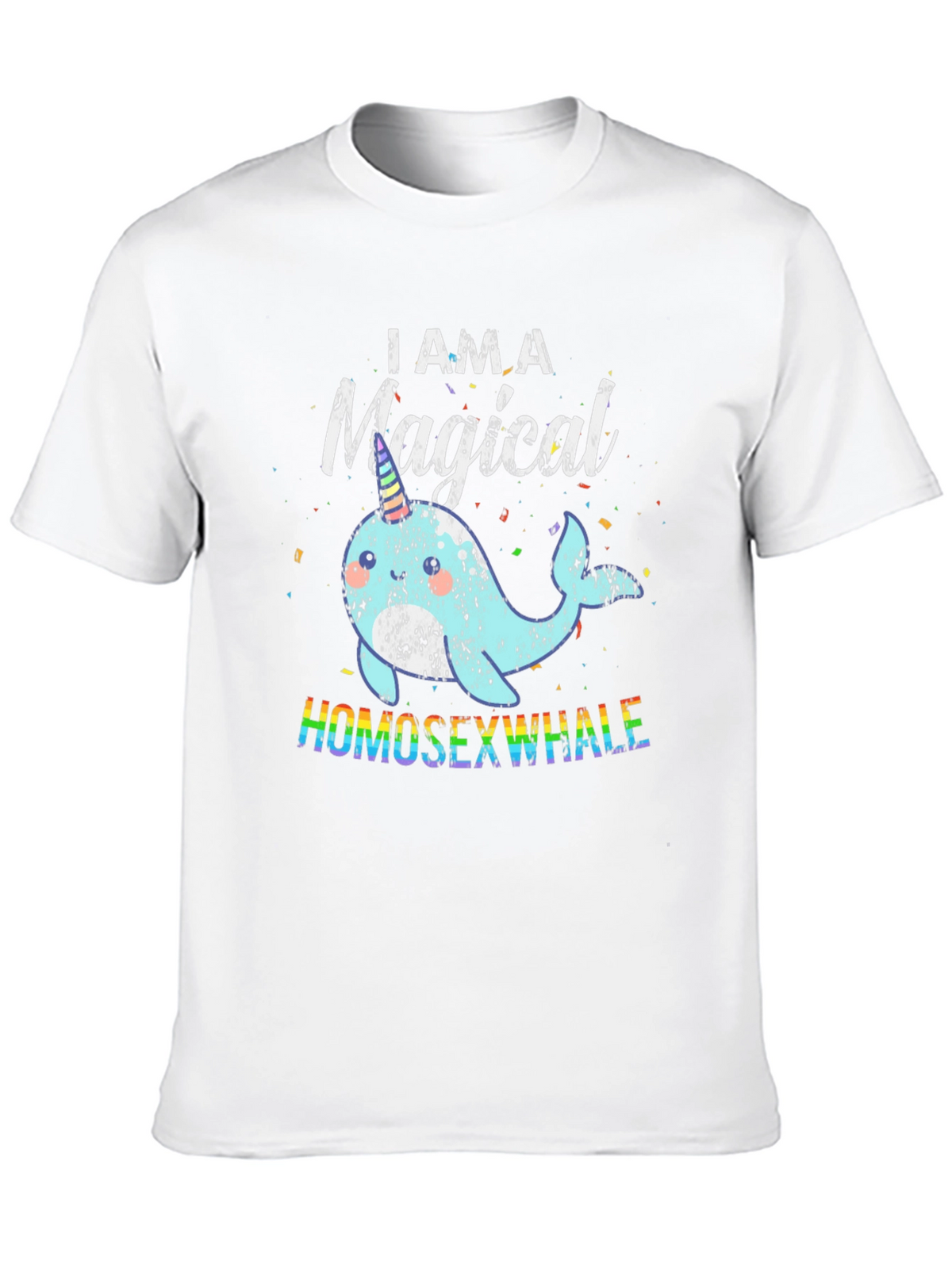 Magical Homosexwhale Graphic Tee