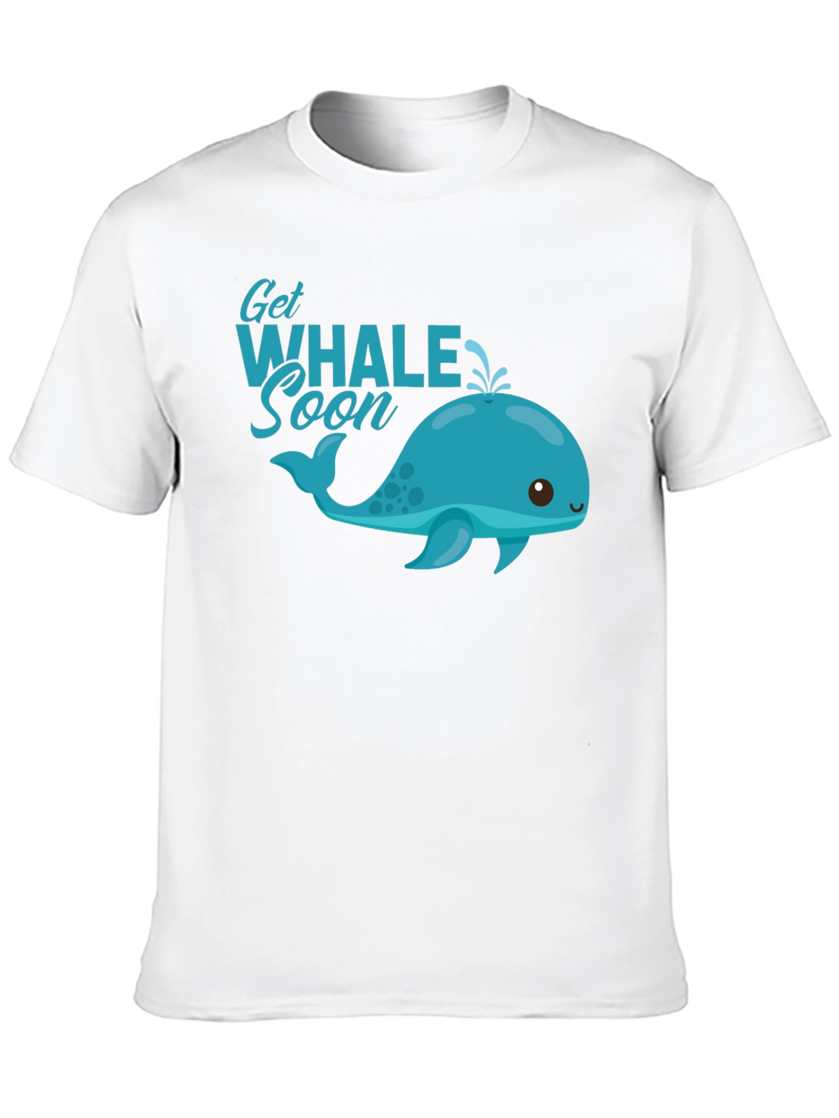 Get Whale Soon Black T-Shirt