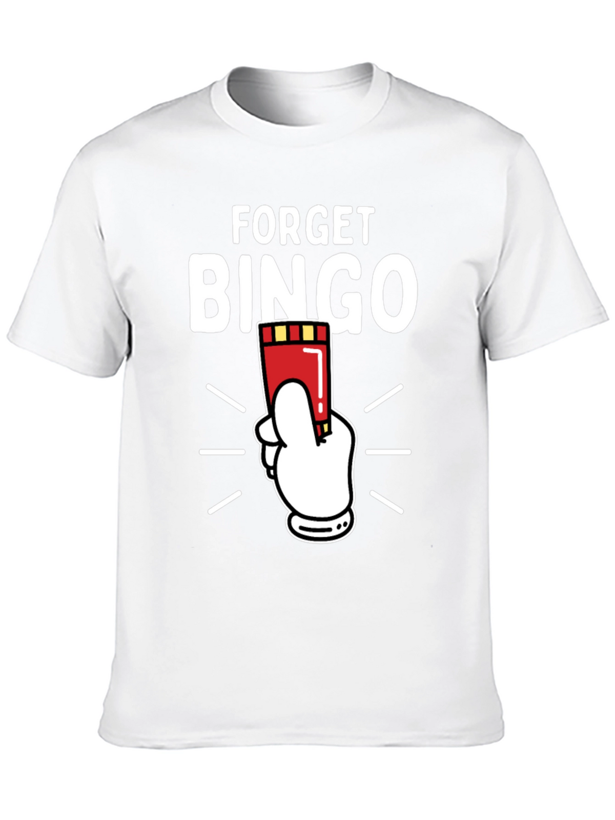 Forget Bingo Graphic Tee - Black