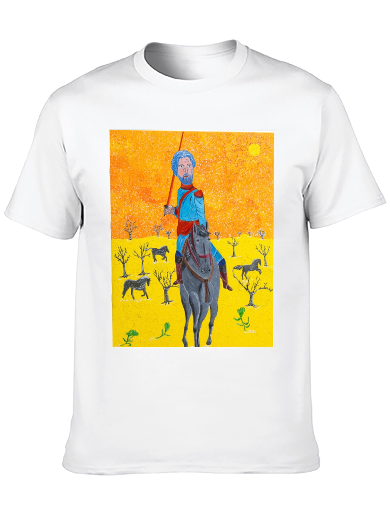 Don Quixote T-Shirt - Unique Art Tee