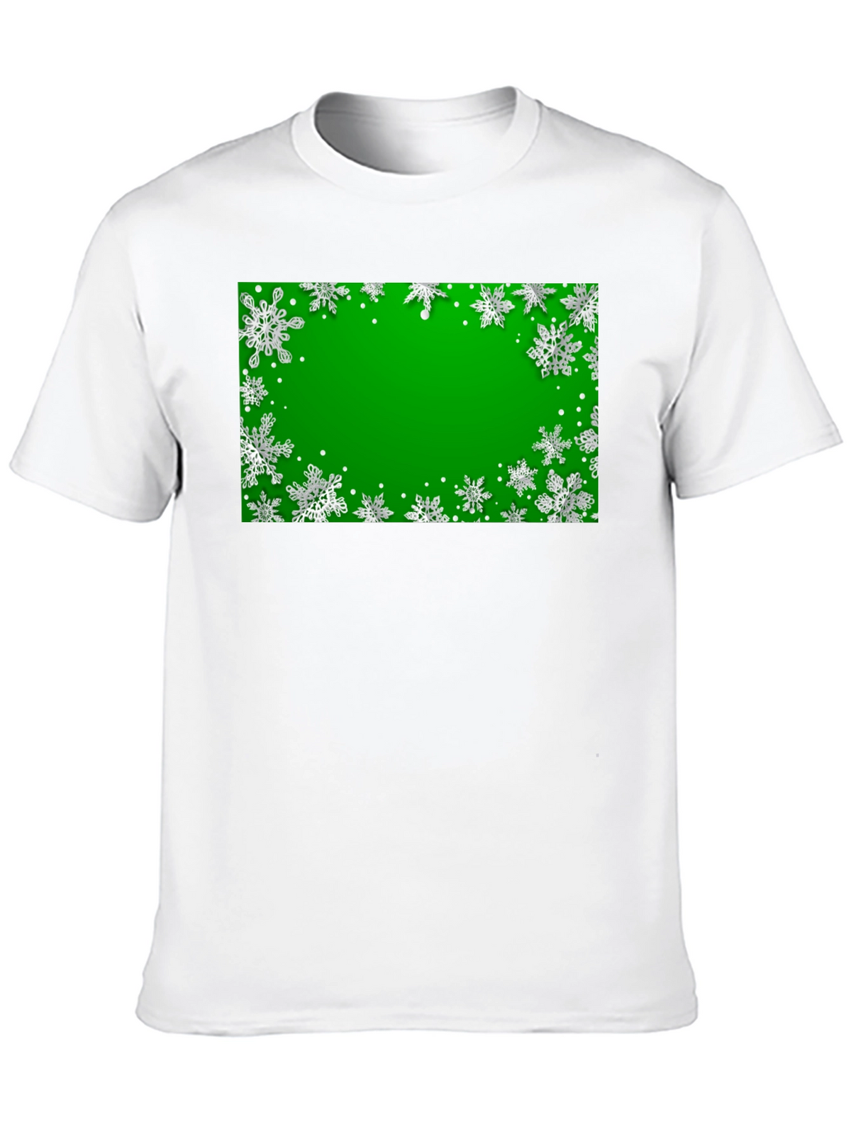 Festive Snowflake Border T-Shirt