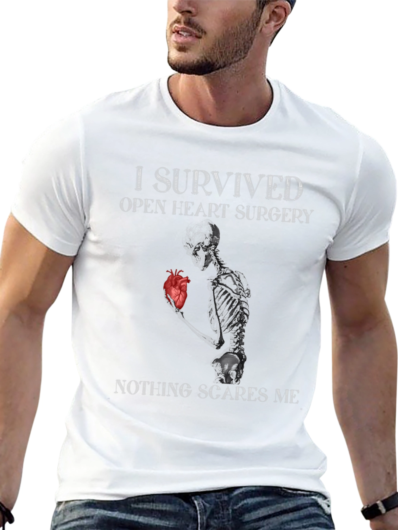 I Survived Open Heart Surgery Graphic Tee