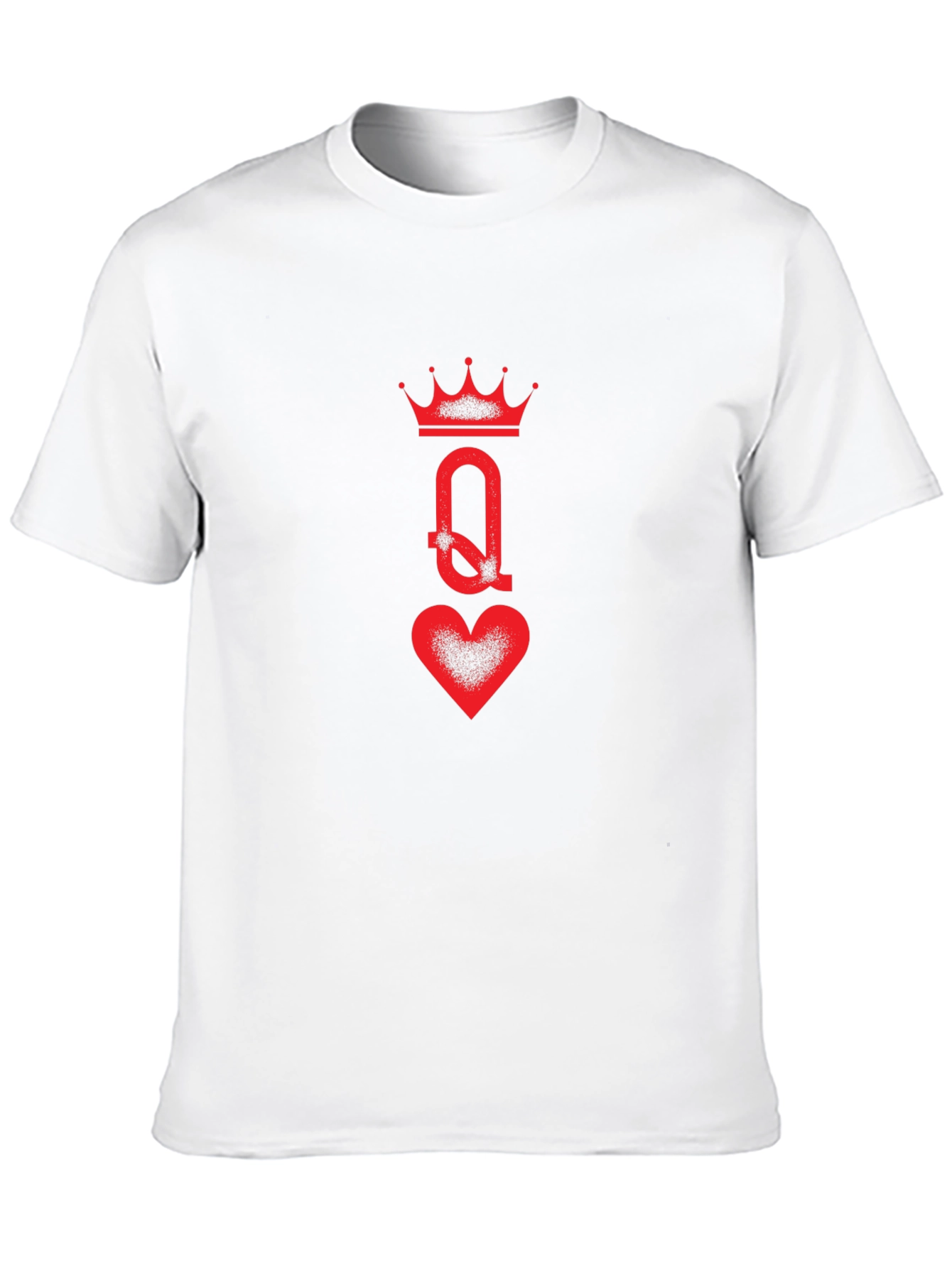 Queen of Hearts Graphic Tee - Black