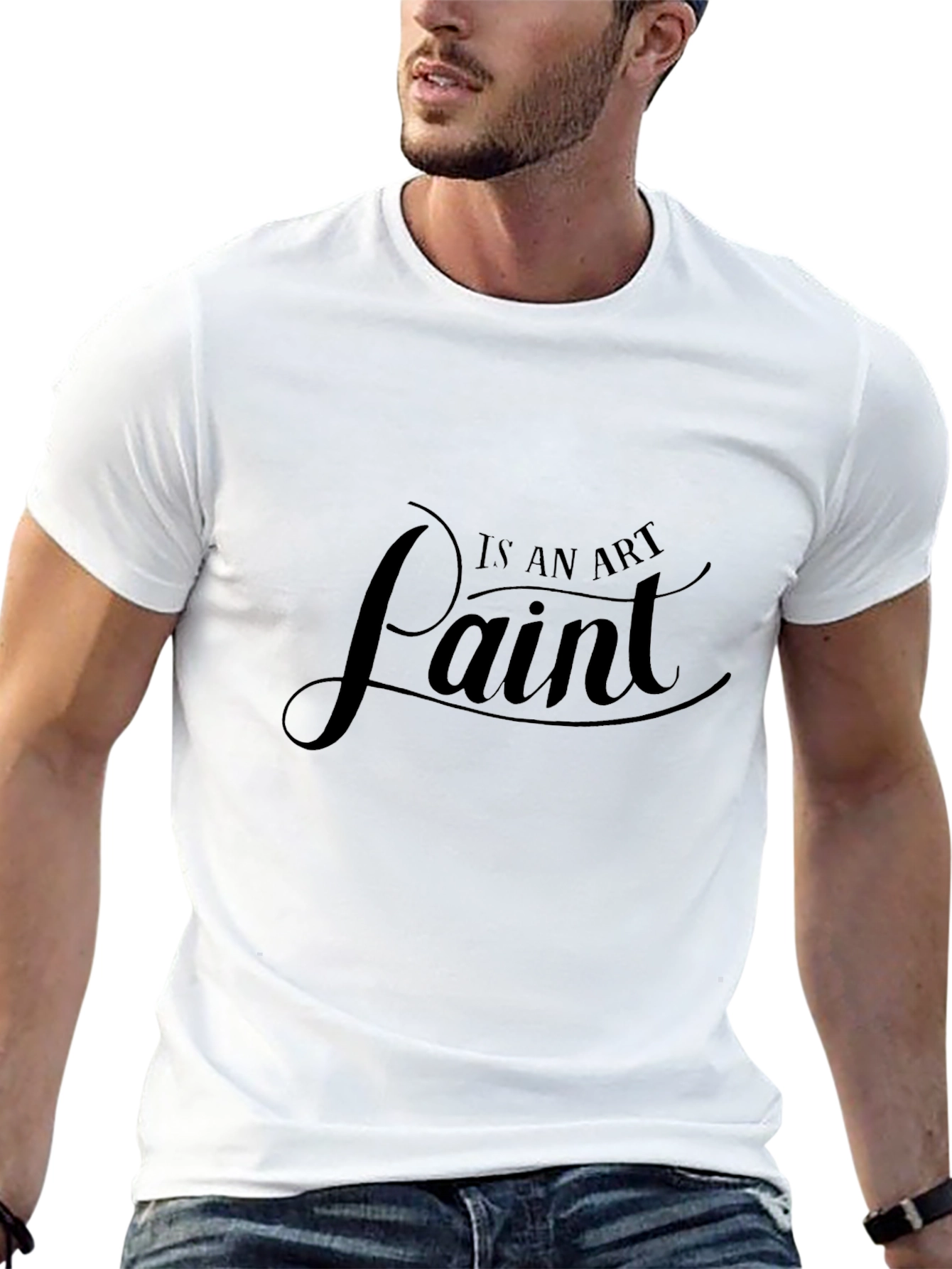 Paint is an Art Black T-Shirt