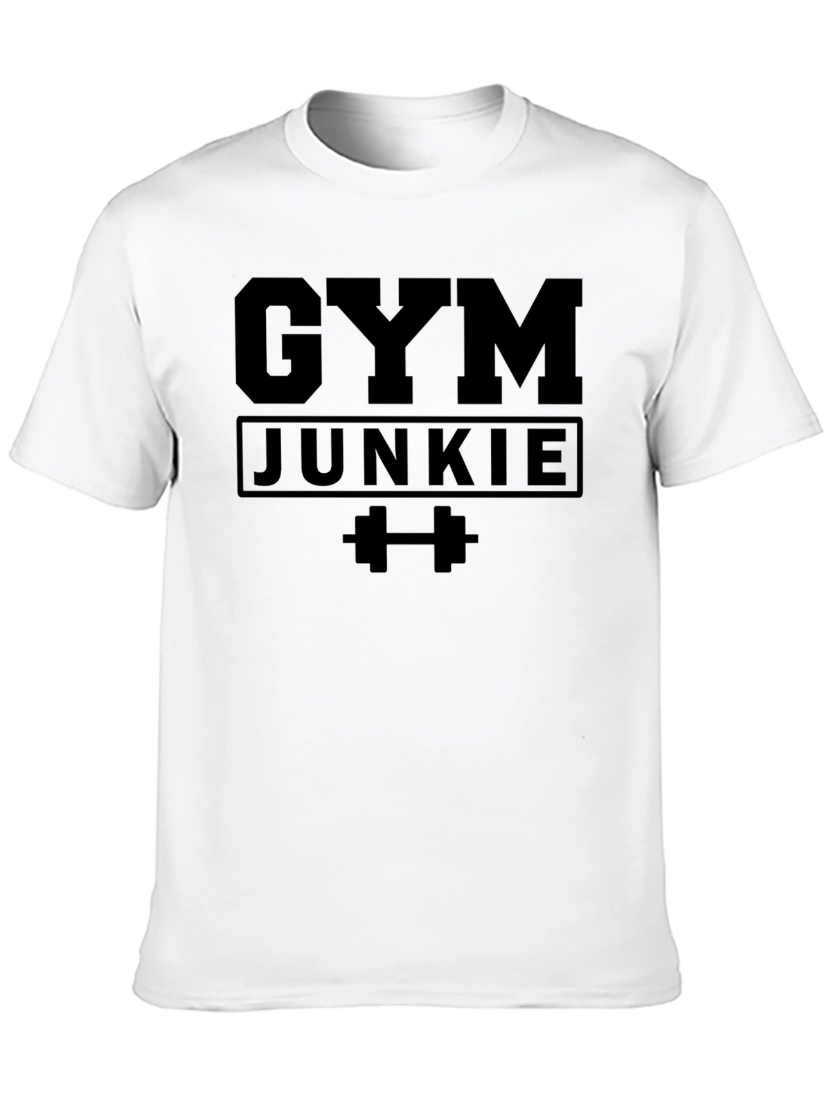 Gym Junkie Black T-Shirt - Fitness Apparel