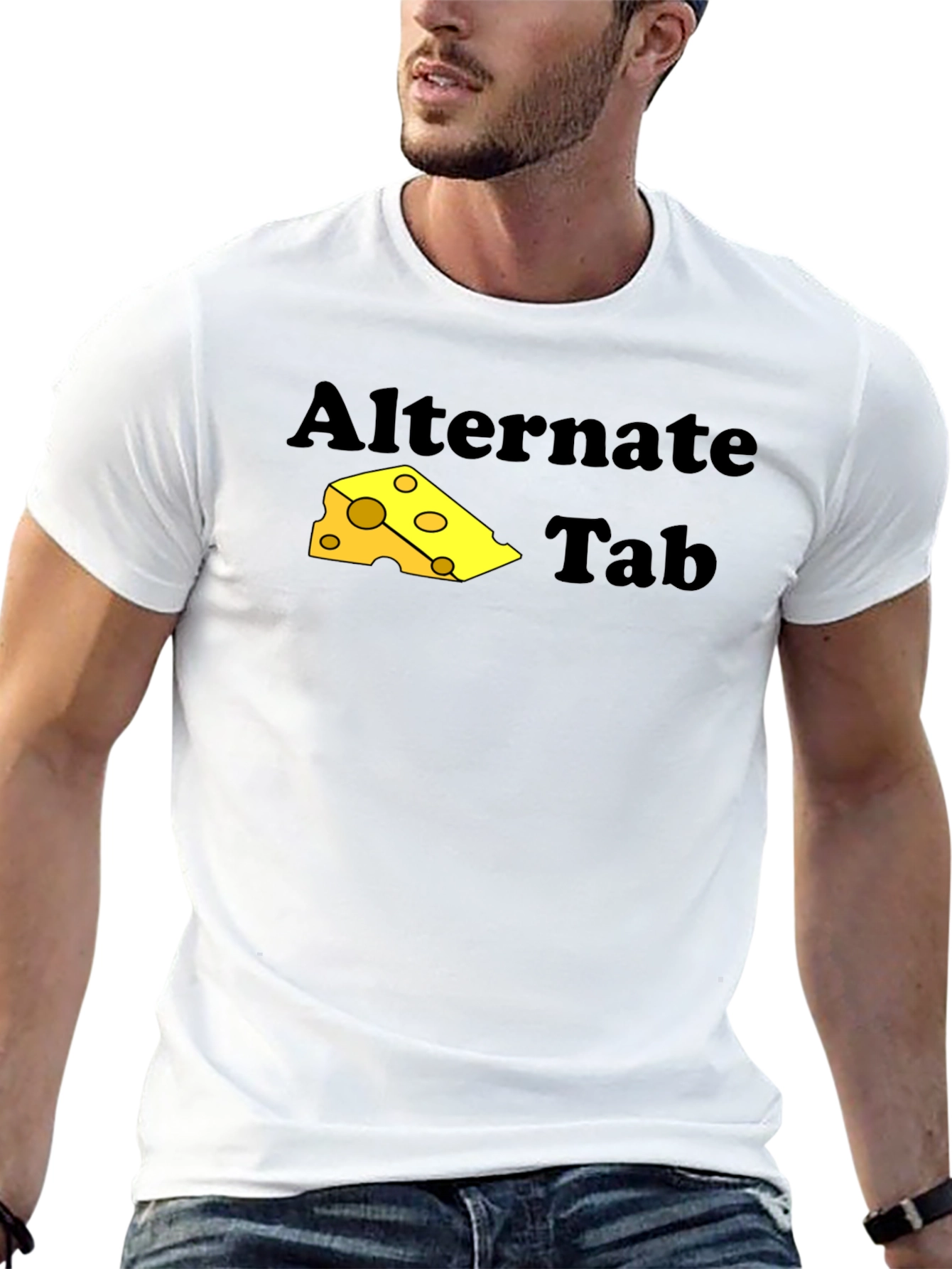Alternate Cheese Tab T-Shirt - Funny Programmer Tee
