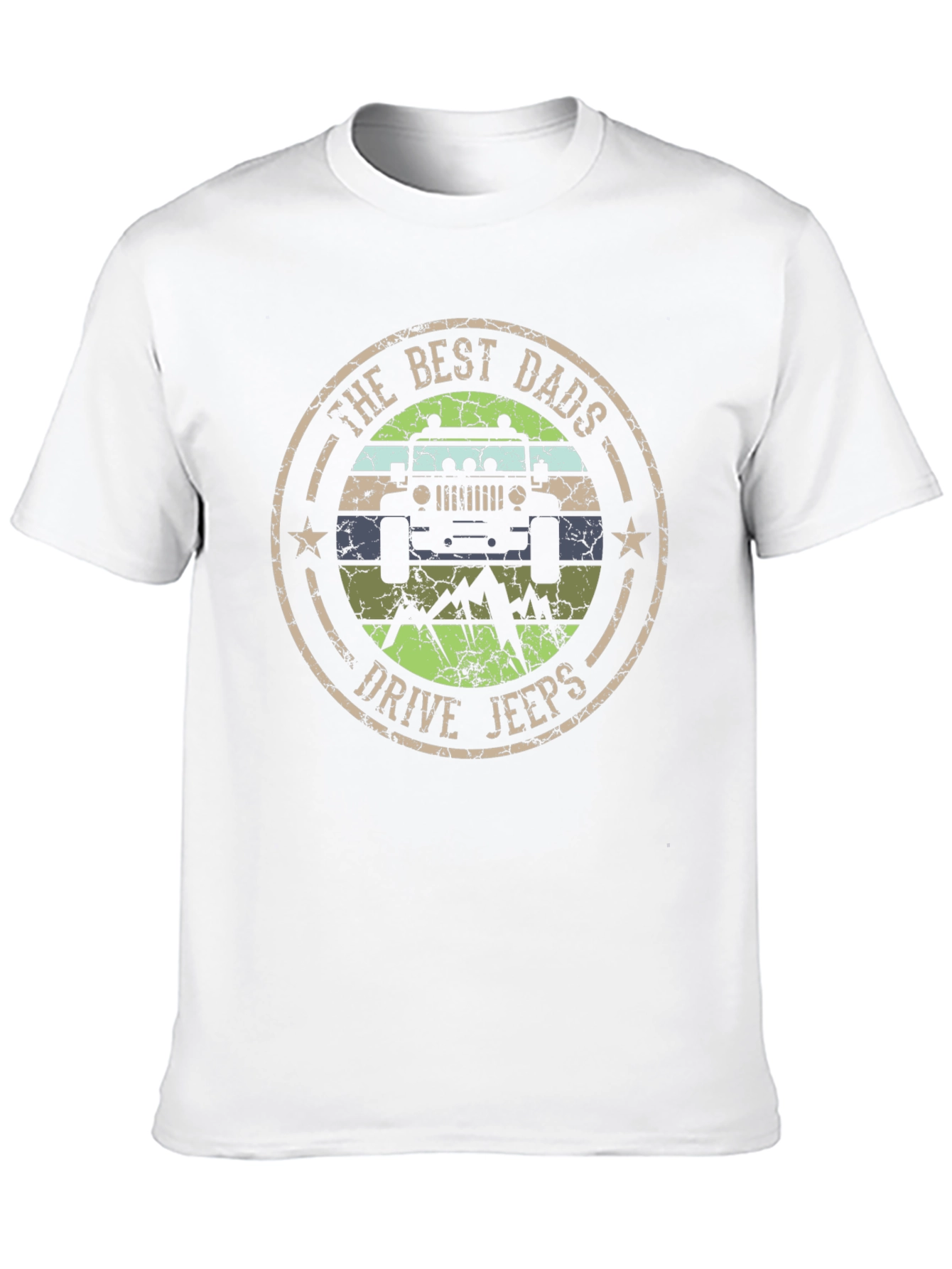 The Best Dads Drive Jeeps Graphic Tee