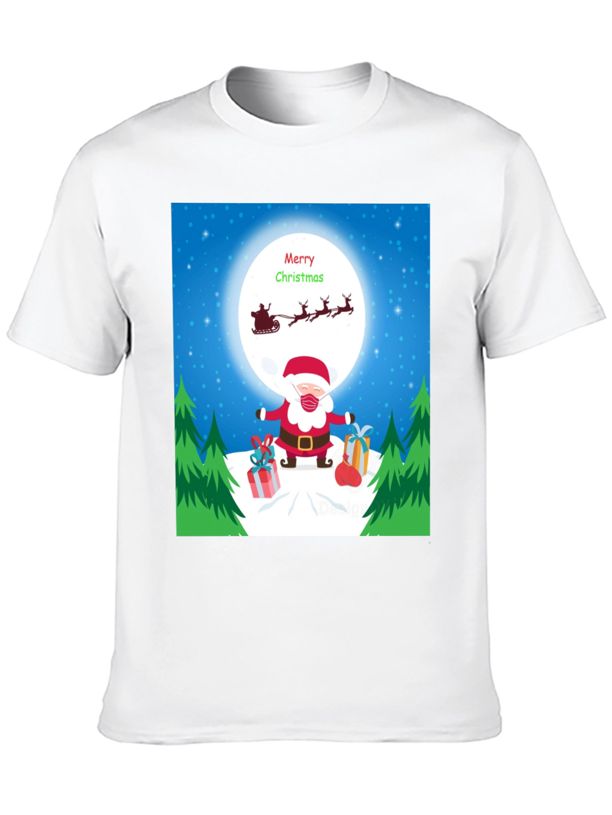 Festive Santa Christmas T-Shirt