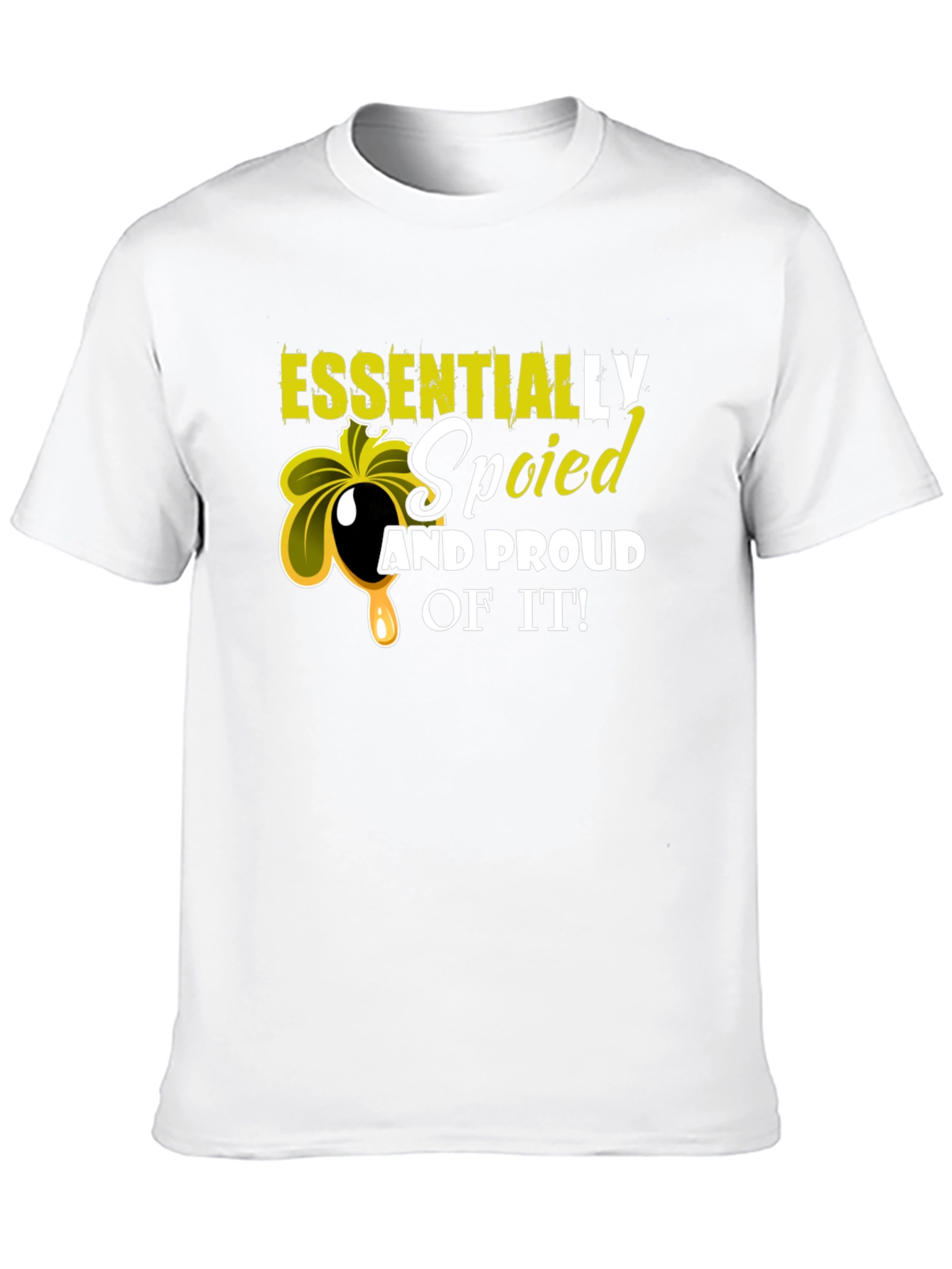 Essentially Spoiled Olive Graphic Tee