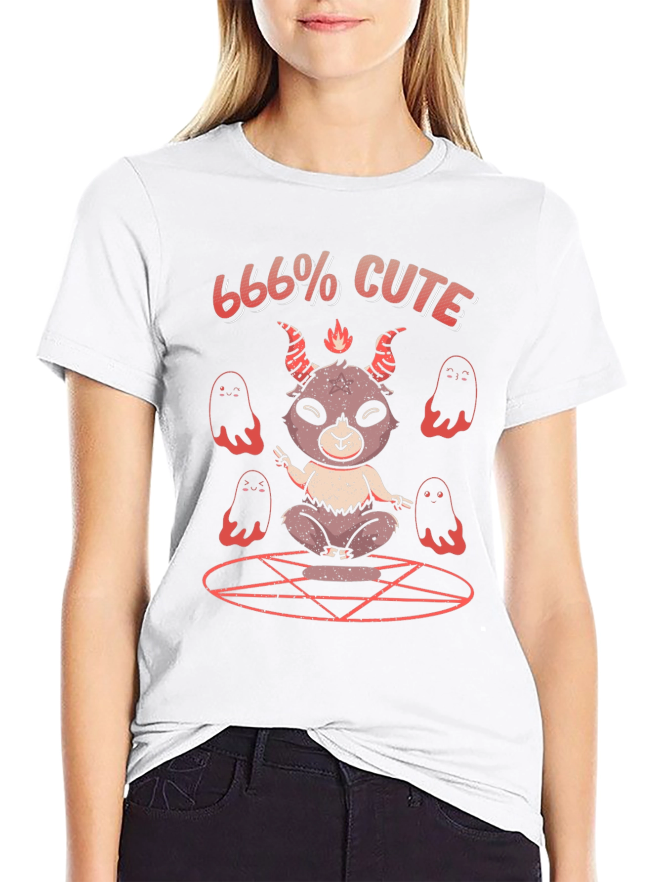 666% Cute Graphic Tee