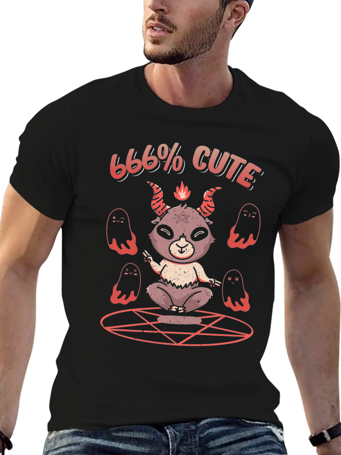 666% Cute Graphic Tee