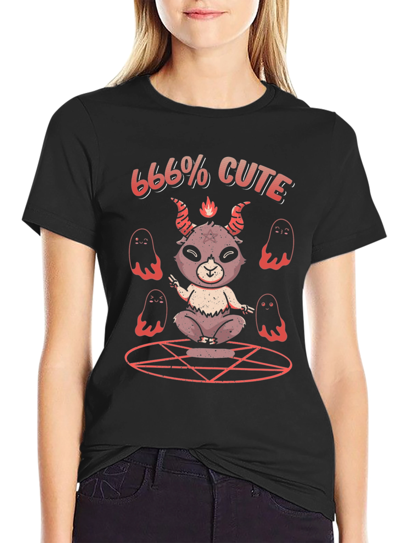 666% Cute Graphic Tee