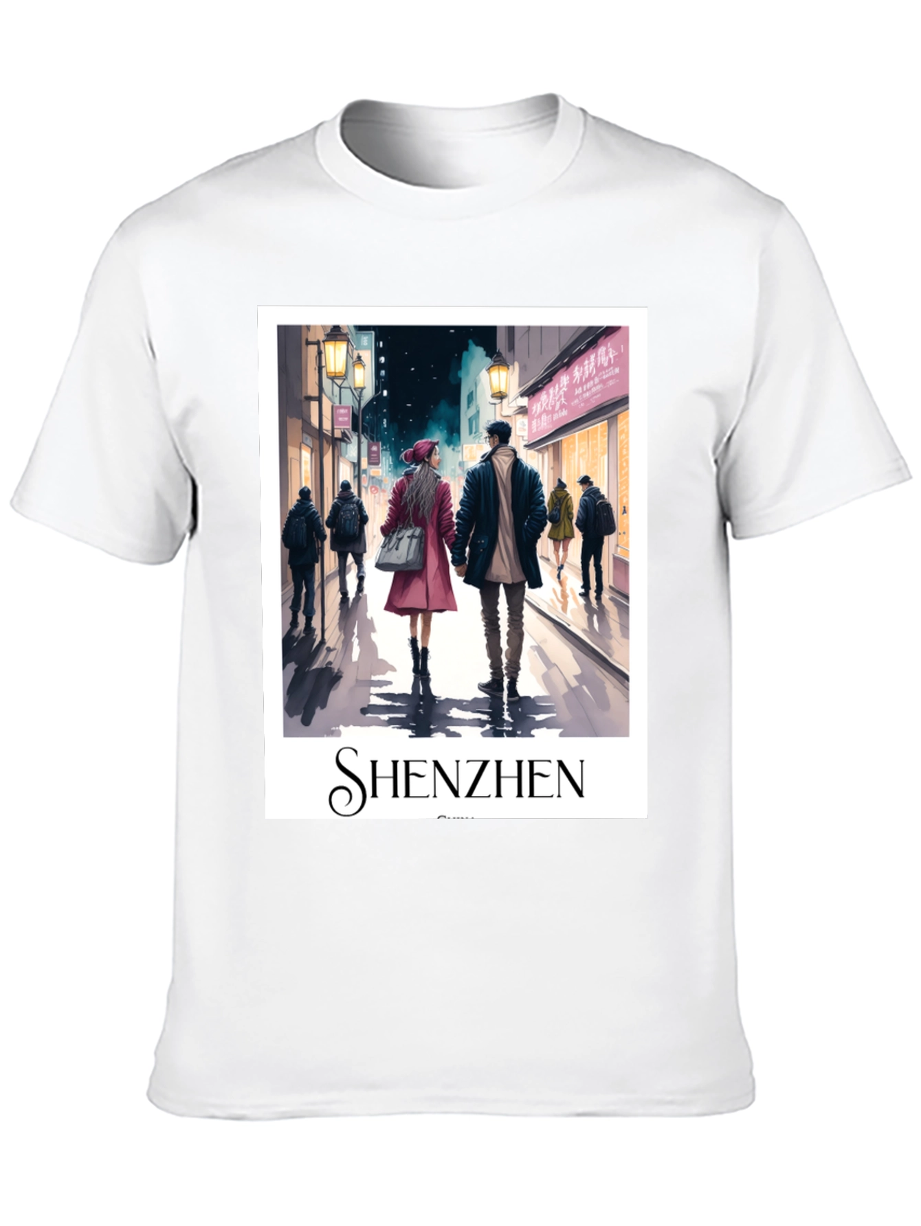 Shenzhen Cityscape Graphic T-Shirt
