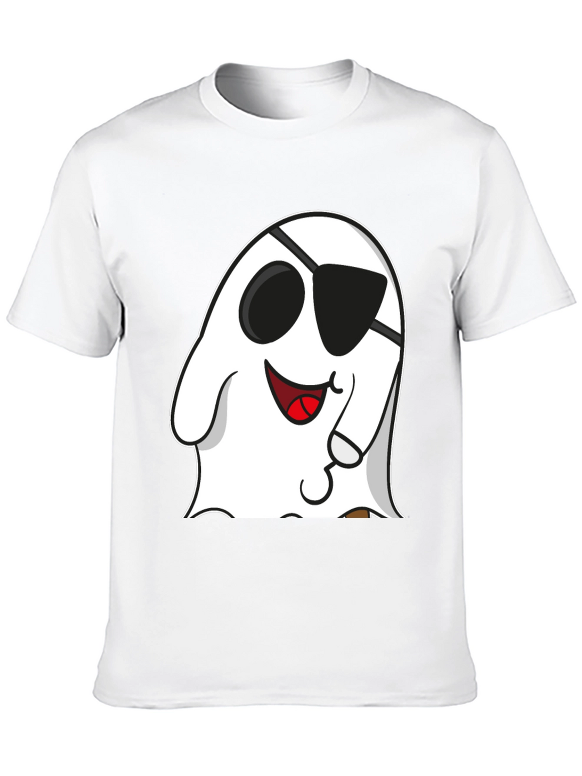 Funny Pirate Ghost Graphic T-Shirt