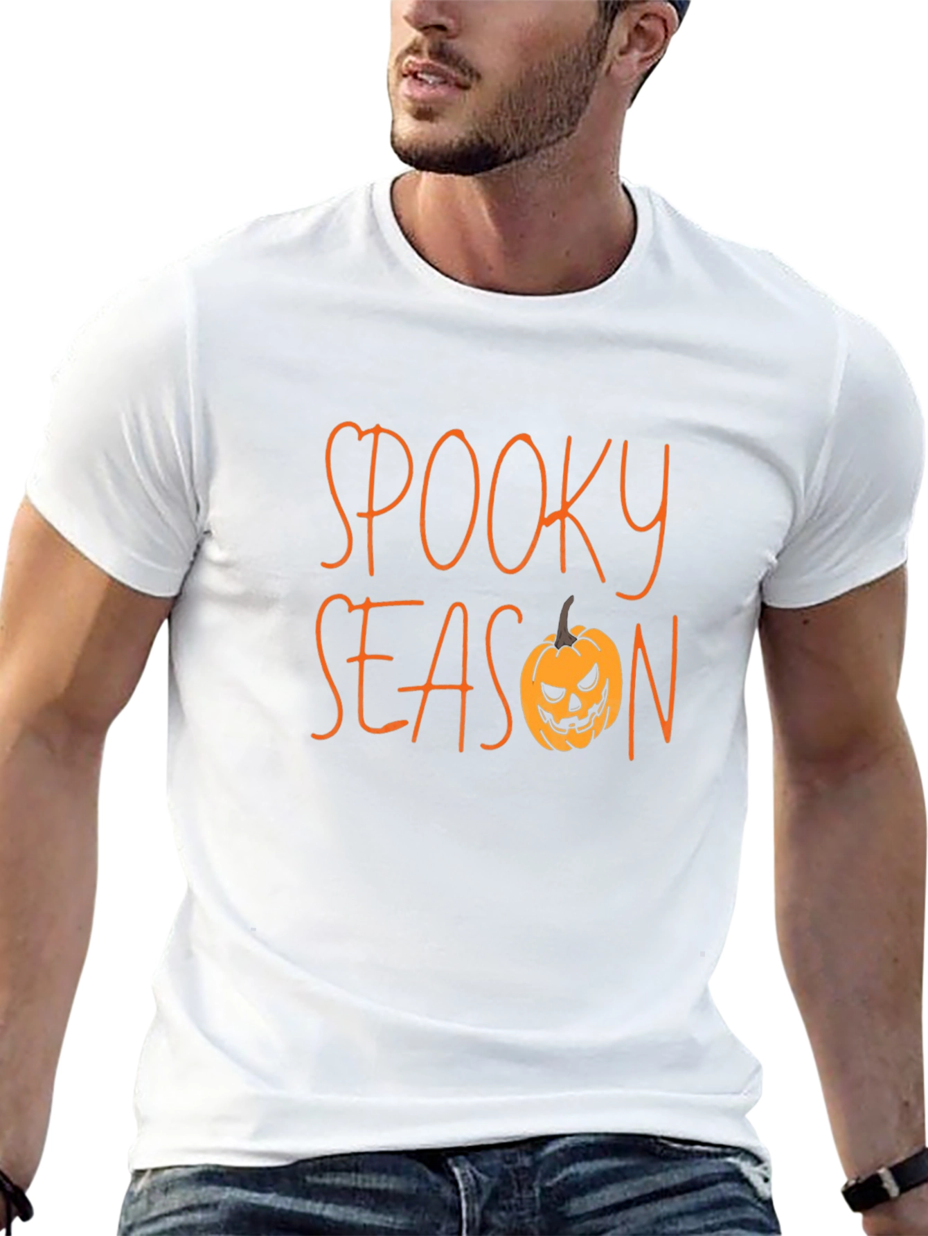 Spooky Season Black T-Shirt - Halloween Apparel