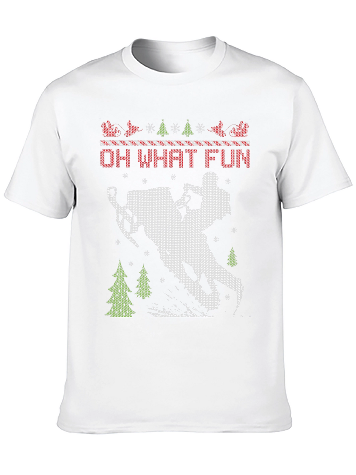 Oh What Fun Snowmobile T-Shirt