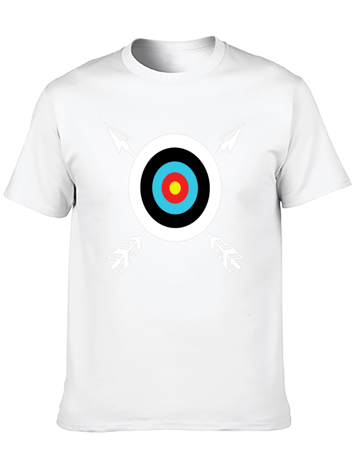 Archery Target Graphic Tee - Cool Casual Style