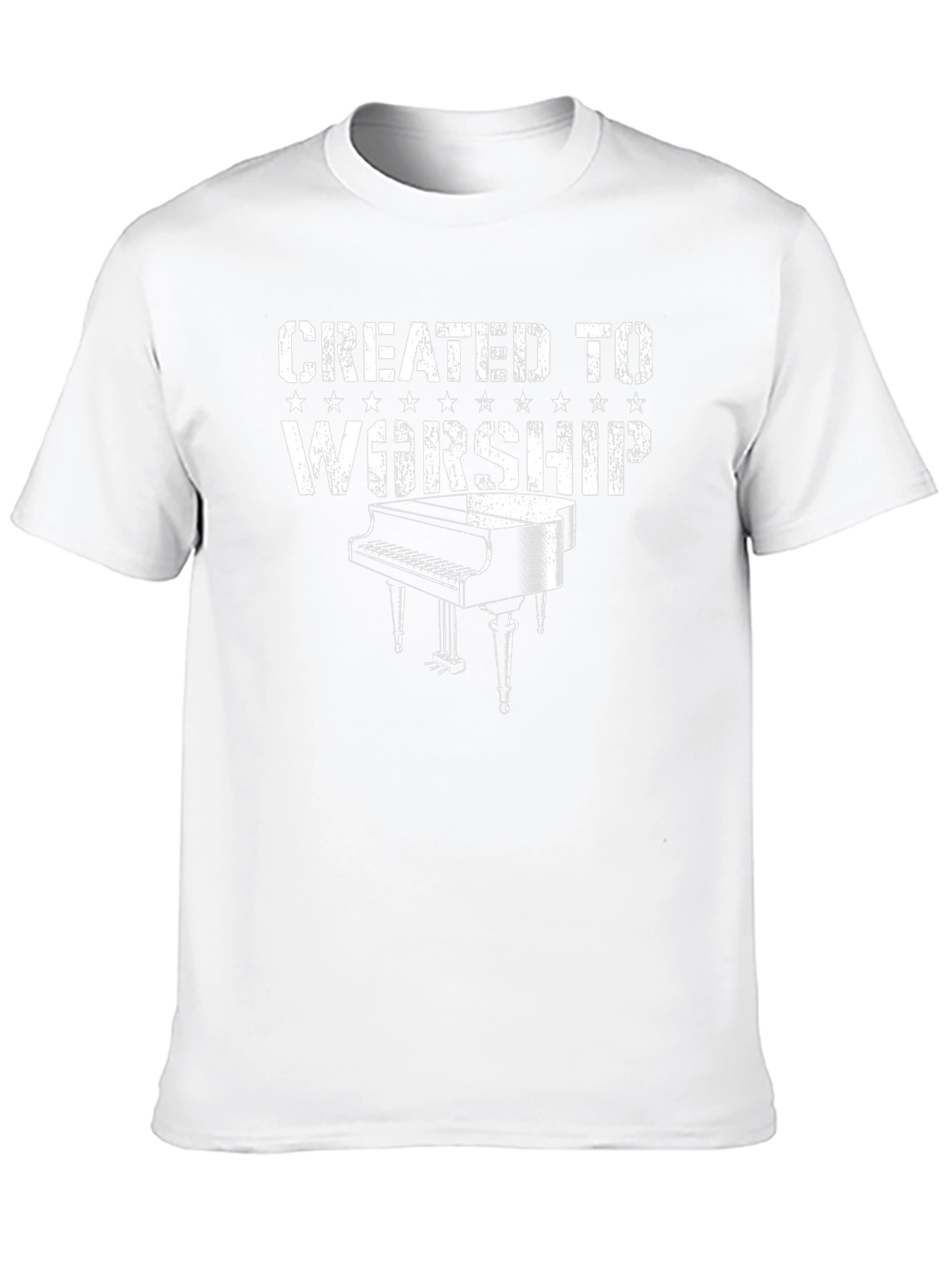 Created to Worship Piano Graphic T-Shirt