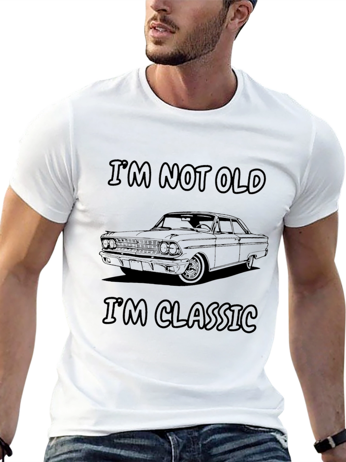 Im Not Old Im Classic Car Graphic T-Shirt