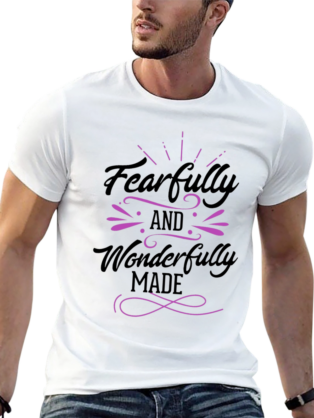 Fearfully & Wonderfully Made Black T-Shirt