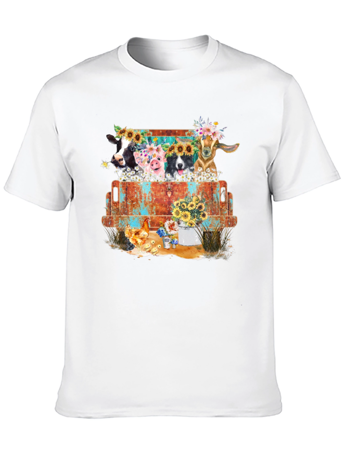 Farm Animal Truck Graphic Tee