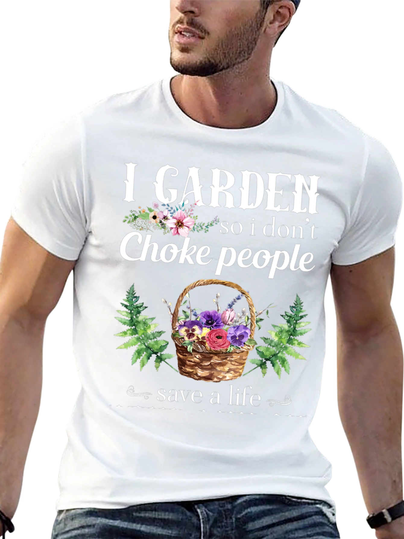 I Garden So I Dont Choke People T-Shirt