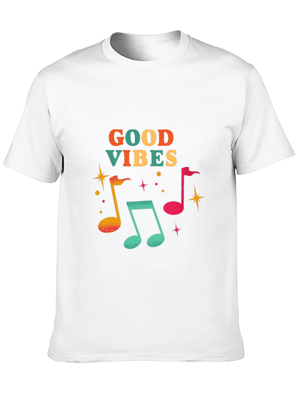Good Vibes Music Note Graphic Tee