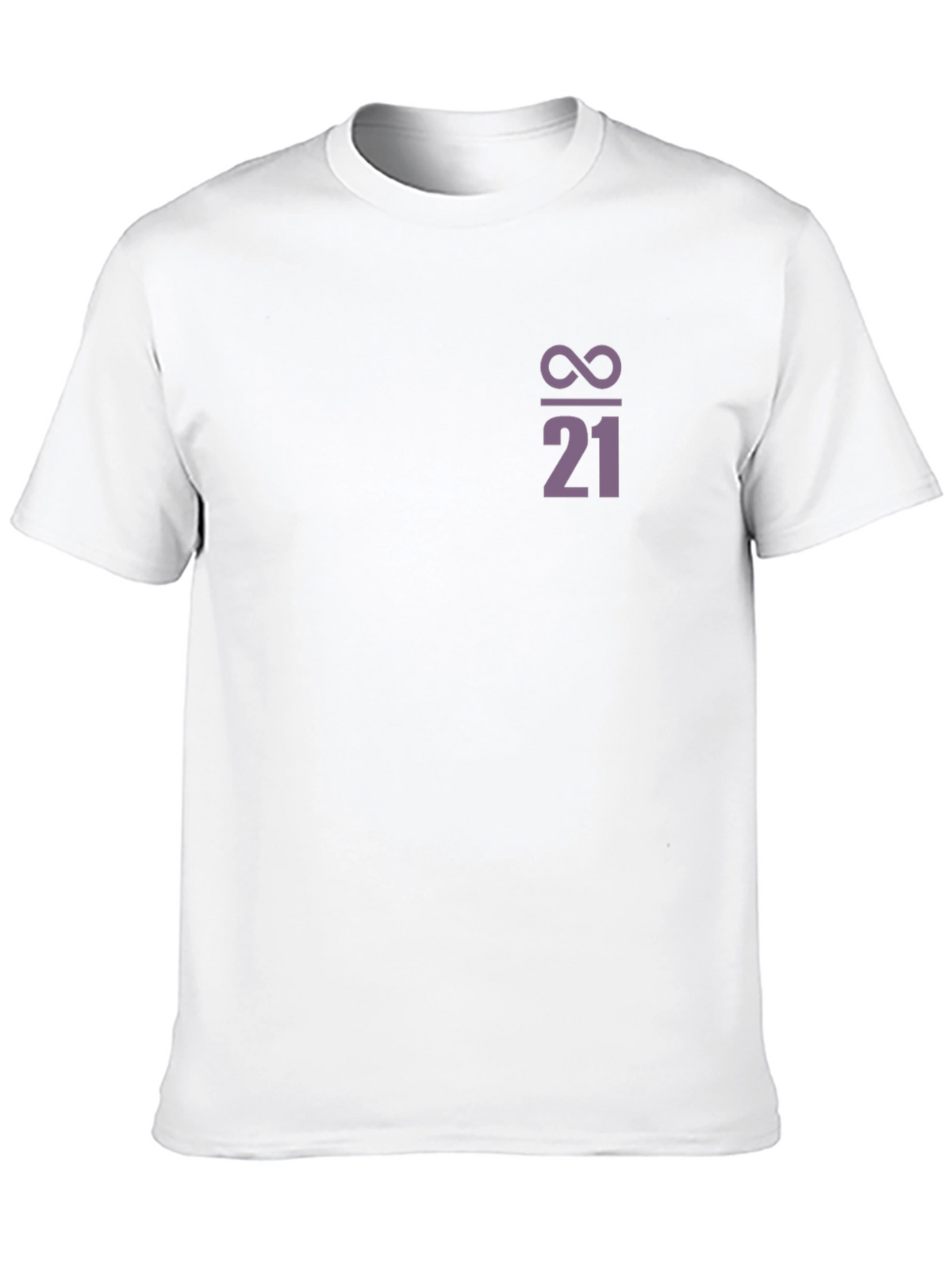Infinity Divided By 21 Graphic Black T-Shirt