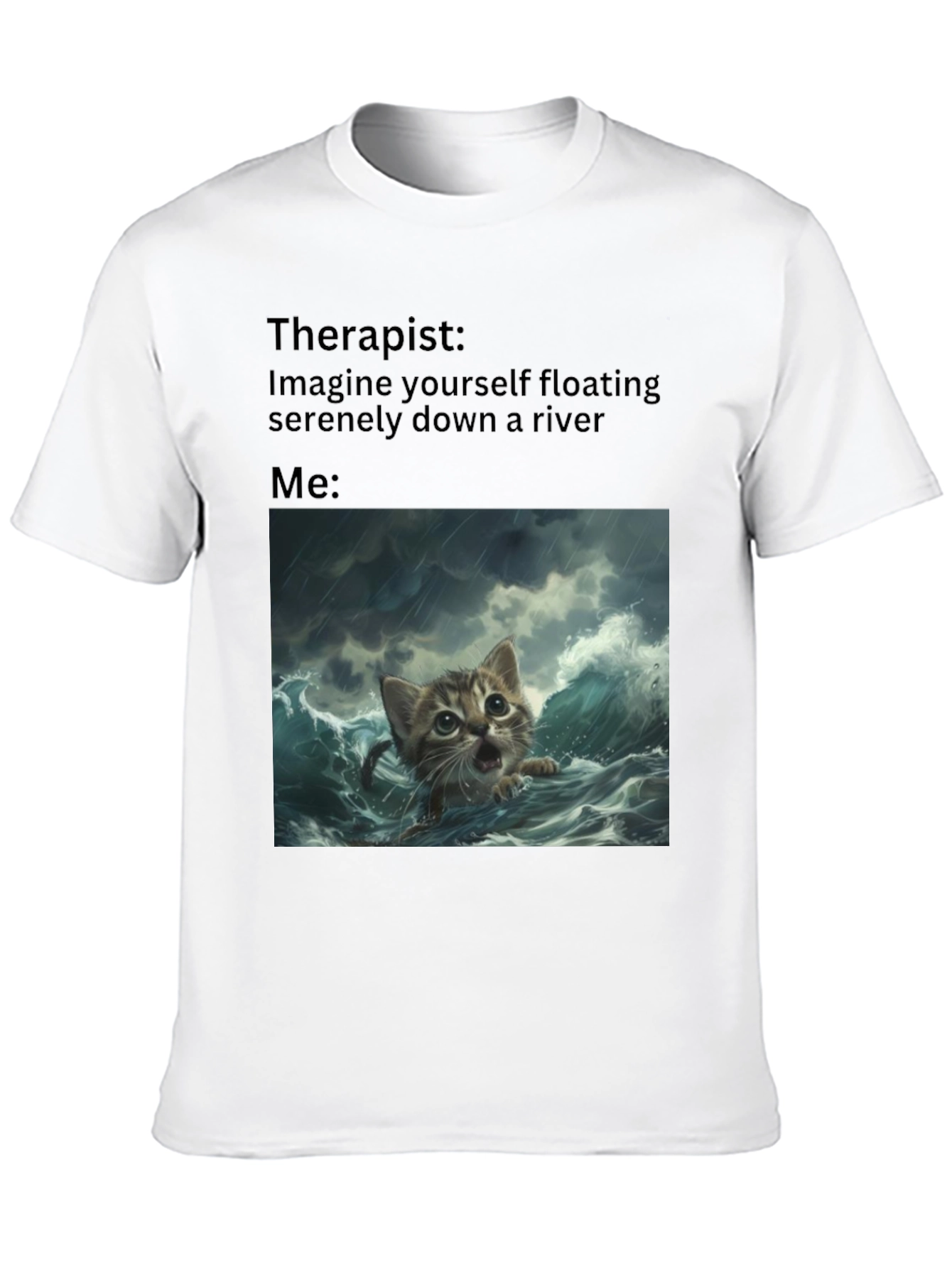Therapist River Cat T-Shirt