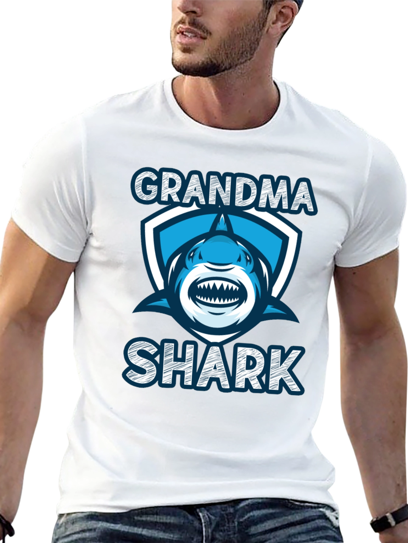 Grandma Shark Graphic Tee