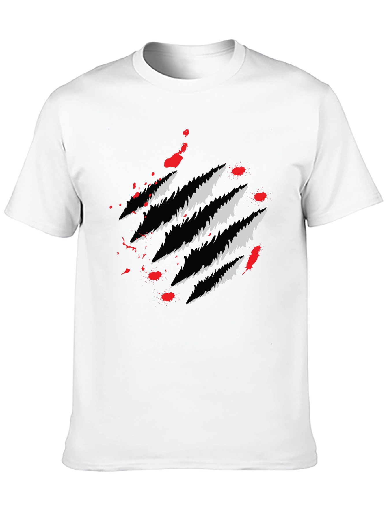 Claw Mark Graphic T-Shirt - Stylish & Edgy Design