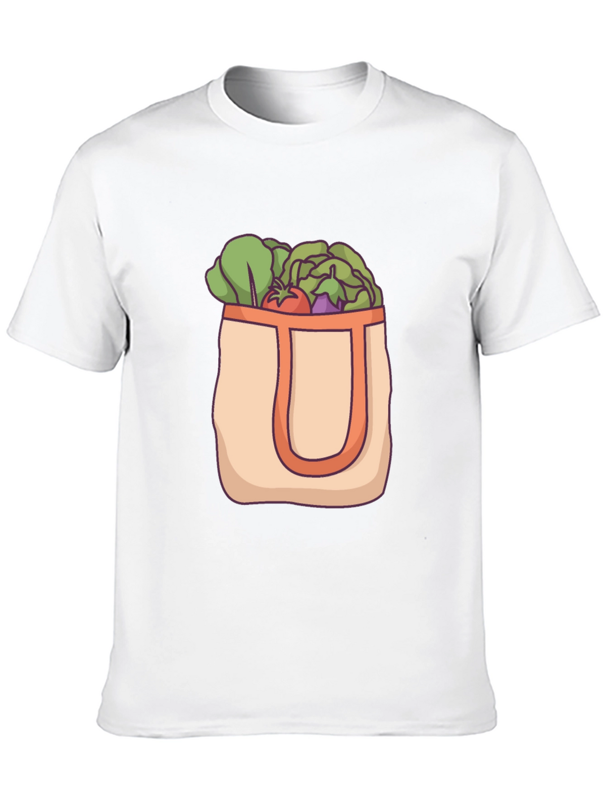 Organic Produce Tote Graphic T-Shirt