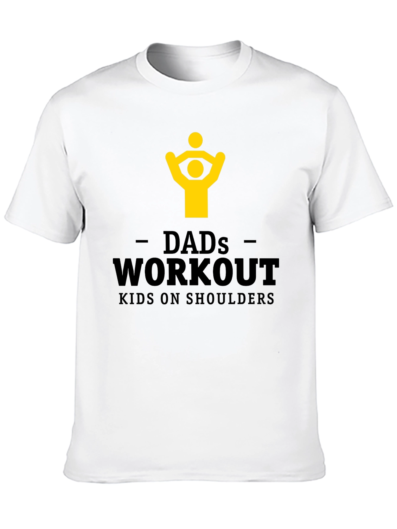 Dads Workout T-Shirt - Kids On Shoulders