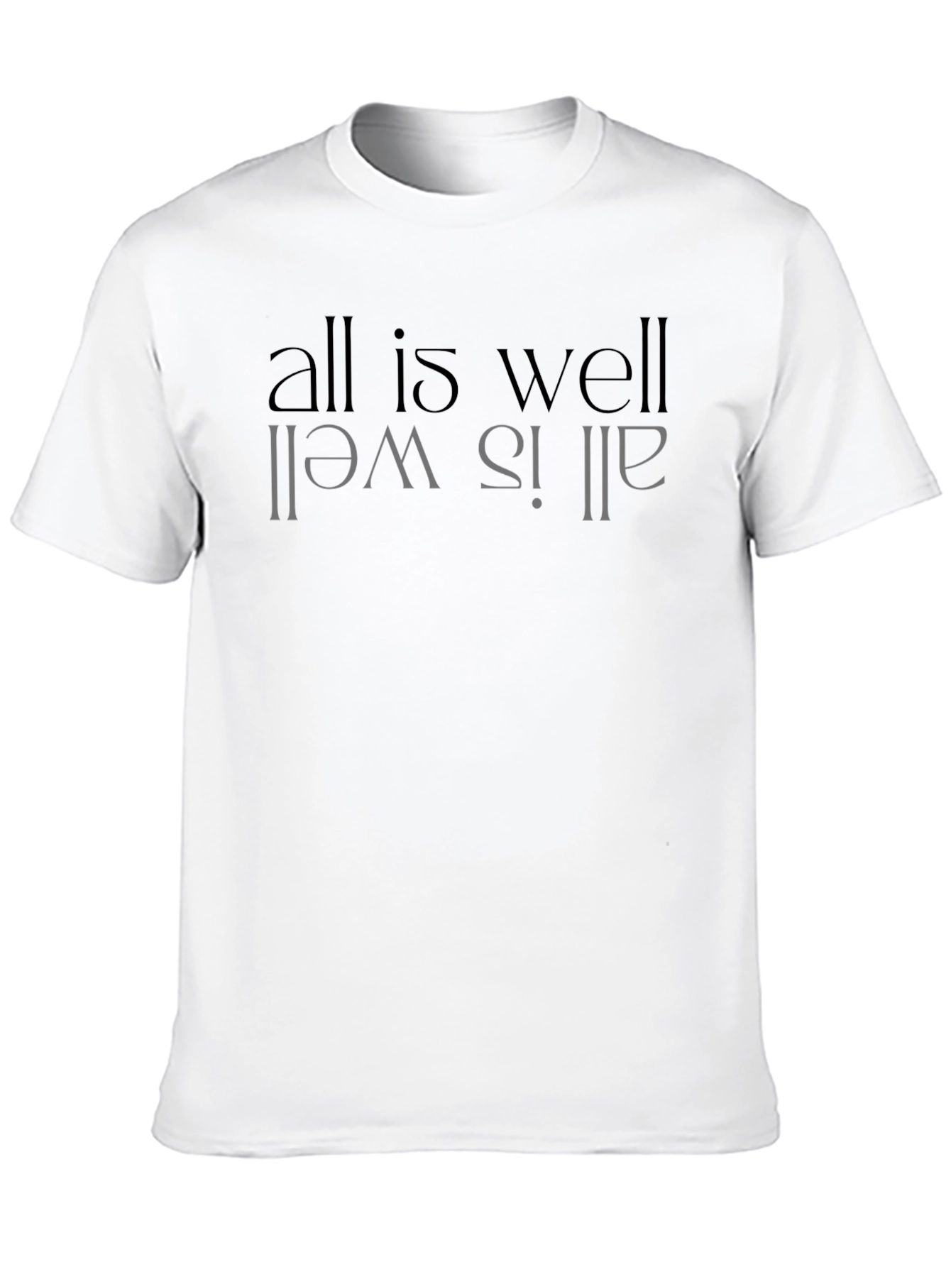 All Is Well Printed Graphic Tee