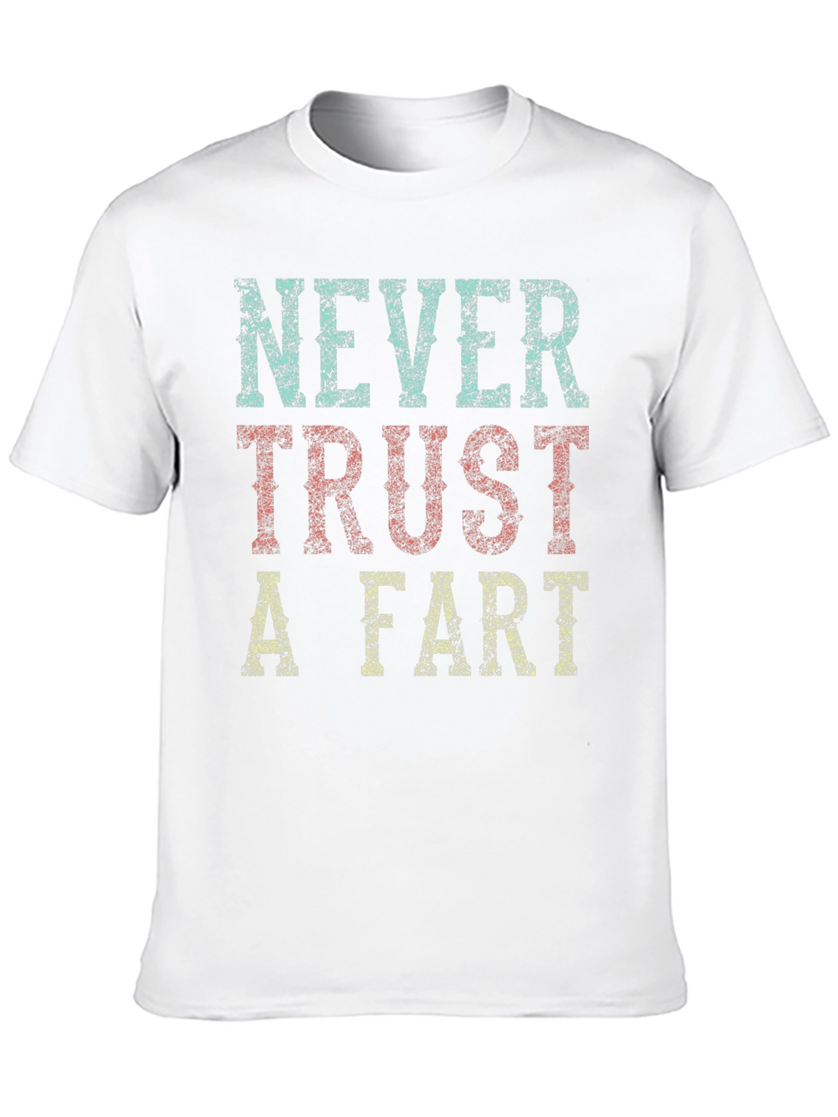 Never Trust A Fart Graphic Tee - Black Cotton