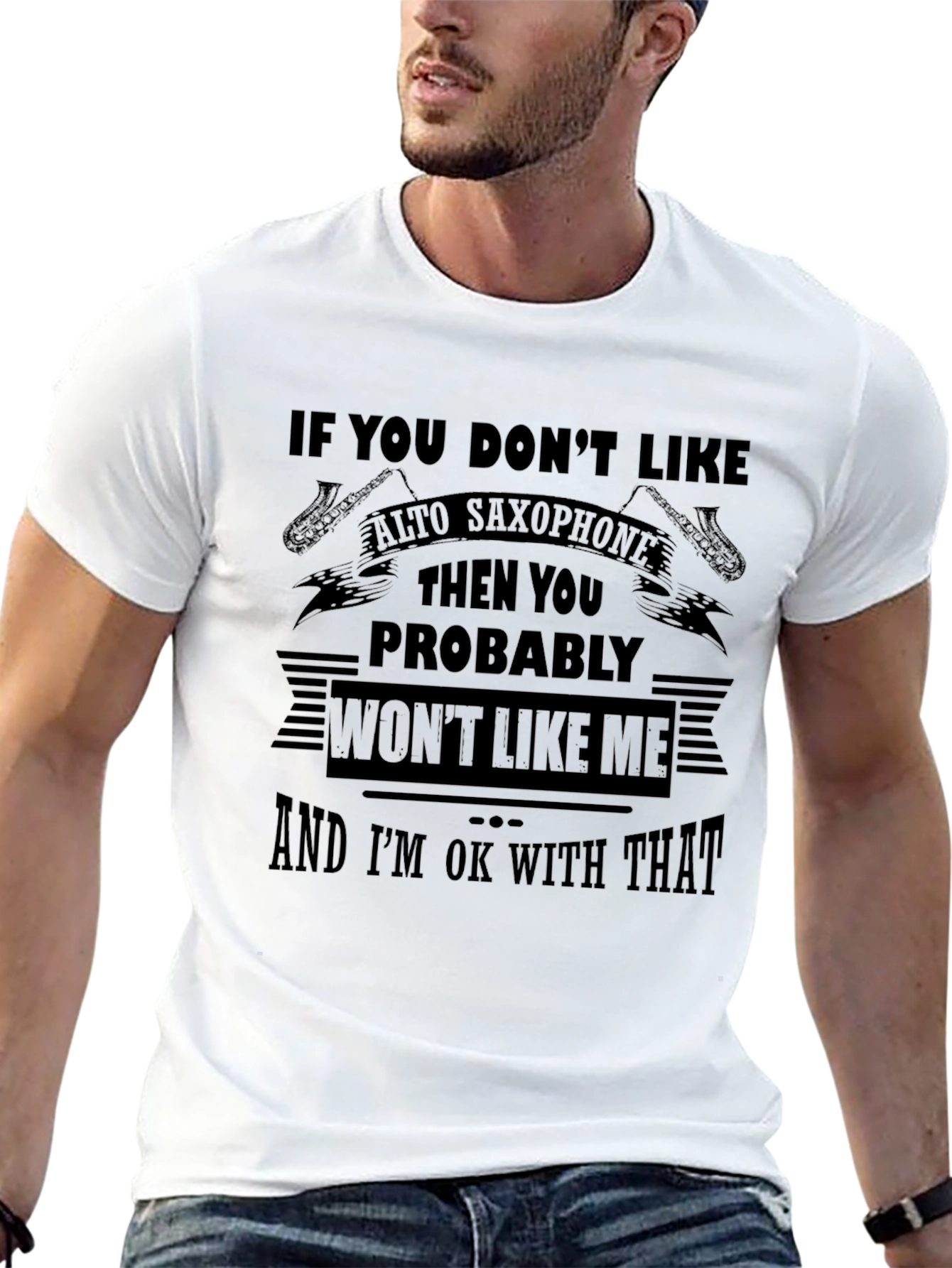 Alto Saxophone T-Shirt - Music Lover Tee