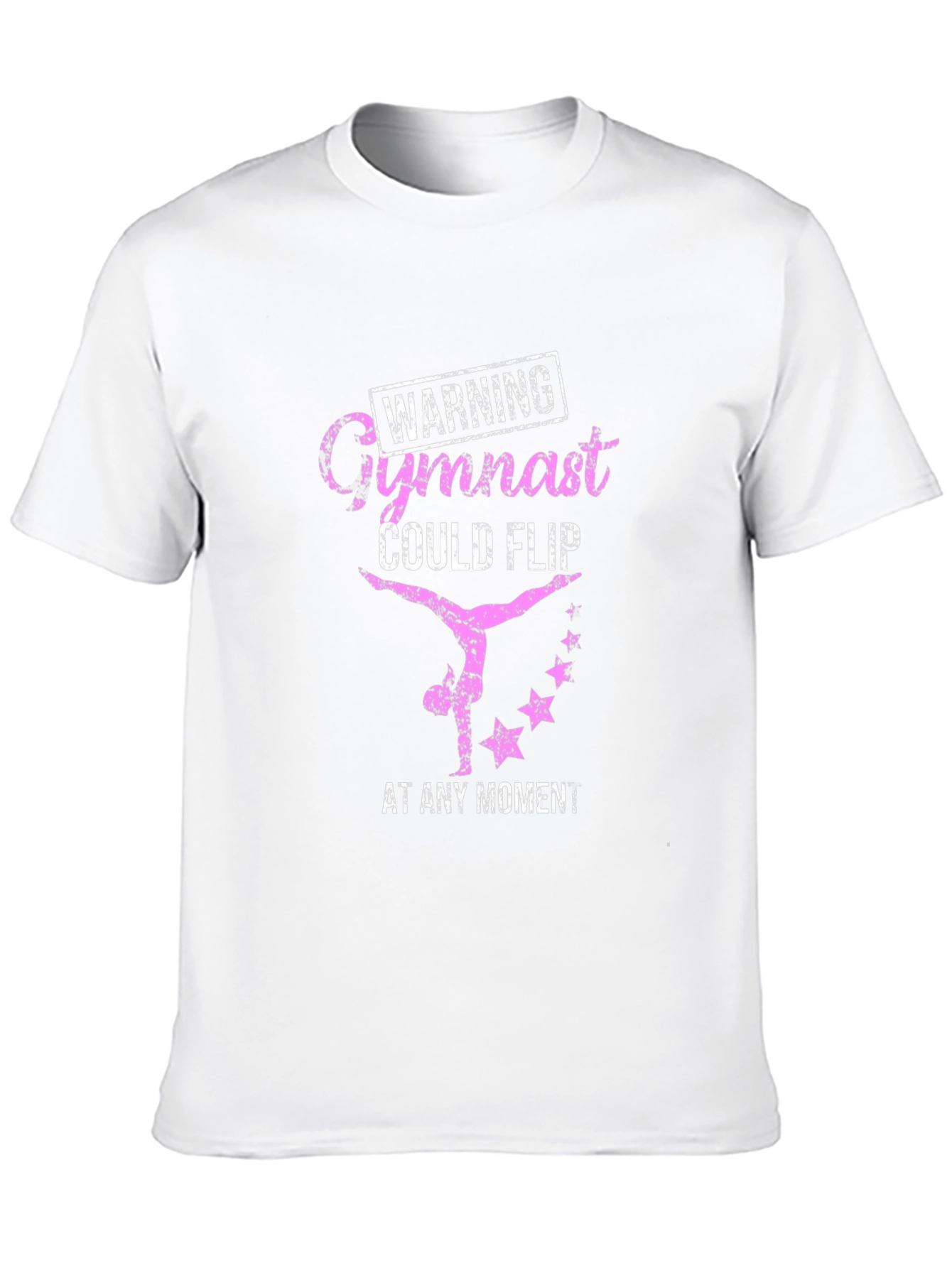 Warning Gymnast Flip T-Shirt
