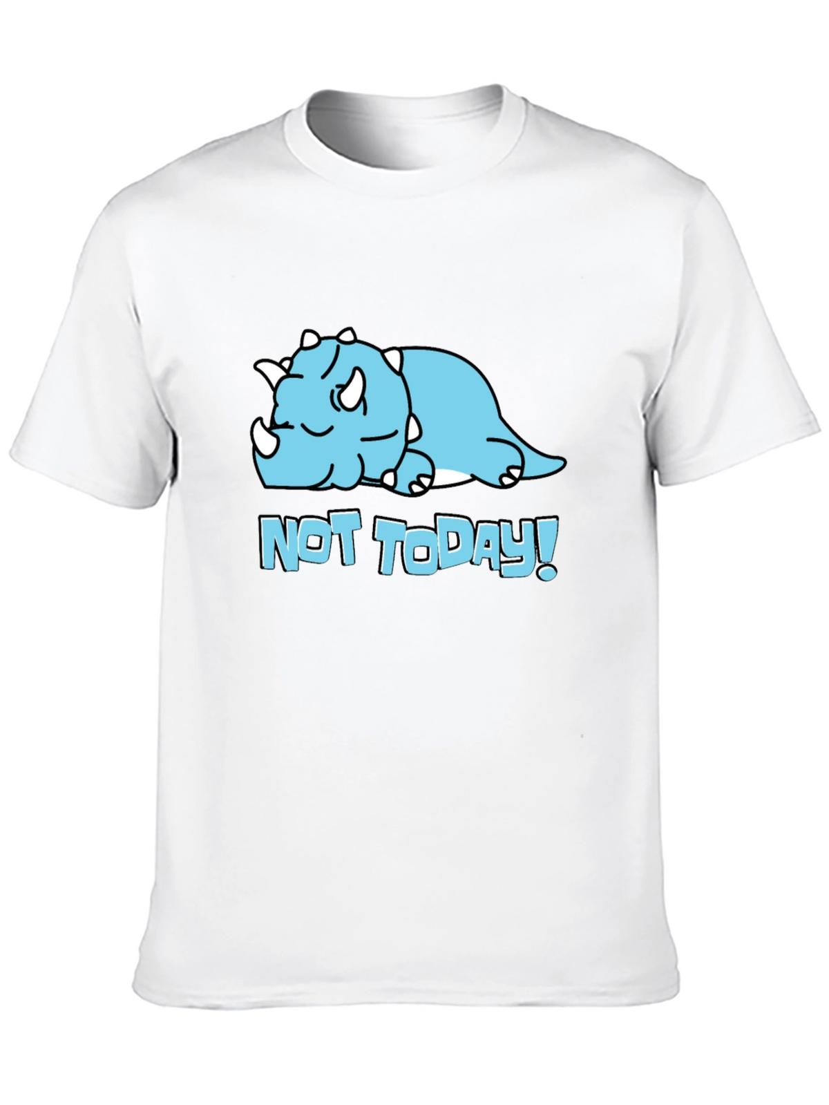 Not Today! Triceratops Graphic Tee