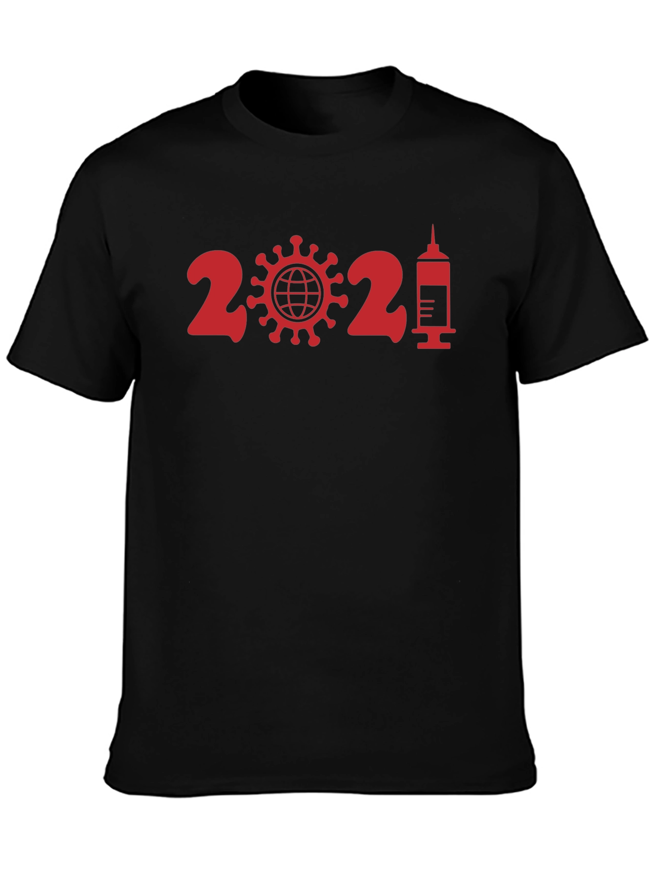 2021 Vaccine T-Shirt - Black