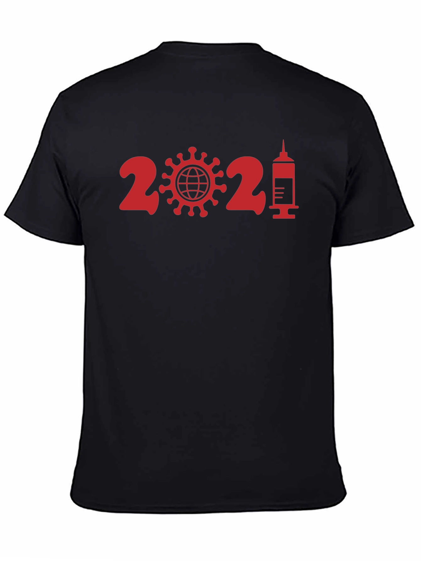2021 Vaccine T-Shirt - Black