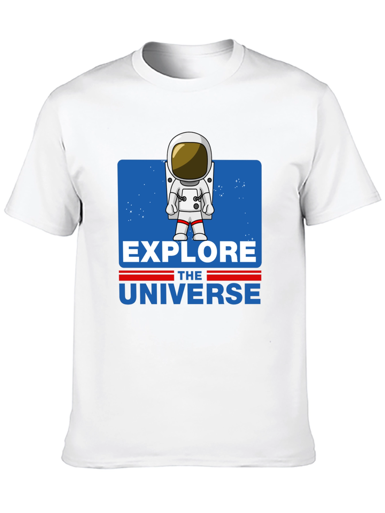 Explore the Universe Graphic Tee - Astronaut Design