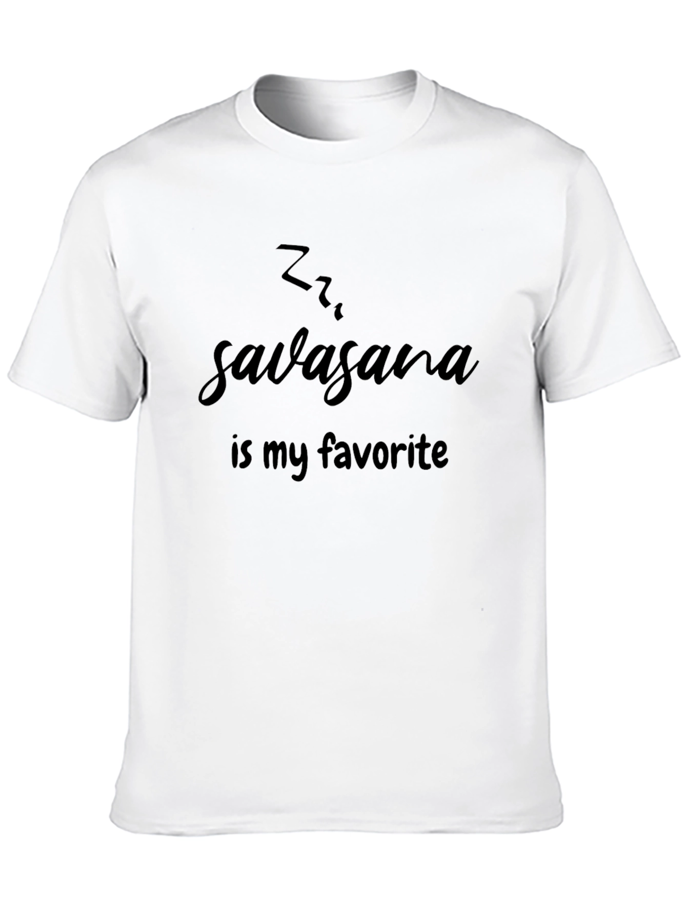 Savasana Favorite Yoga Black T-Shirt