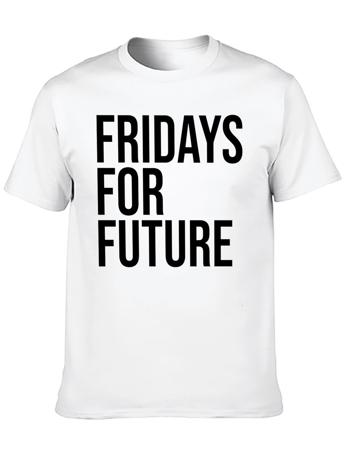 Fridays For Future Graphic Black Tee