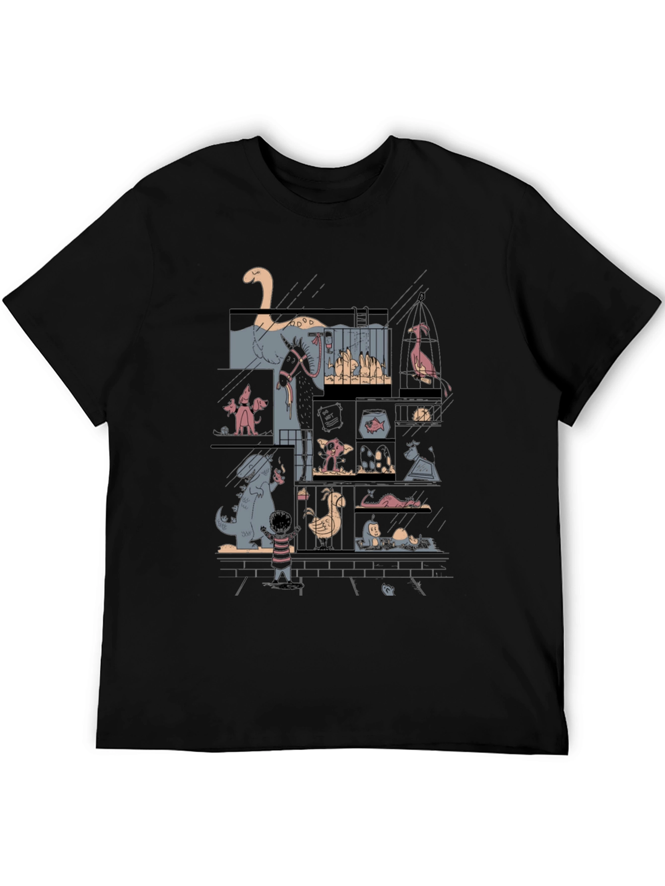 Zoo Animals Graphic T-Shirt